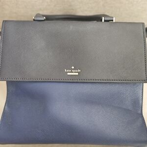 Kate Spade Black and Navy Satchel